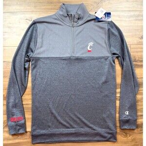 NWT Champion Cincinnati Bearcats Authentic Athleticwear Men’s S 1/4 Zip Pullover
